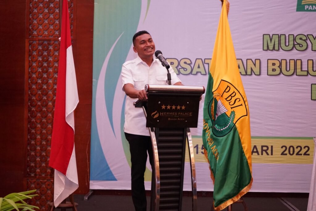 Safaruddin Pimpin Pengprov Pbsi Aceh, Siapkan Dana Mialaran Rupiah Tiap Tahunnya
