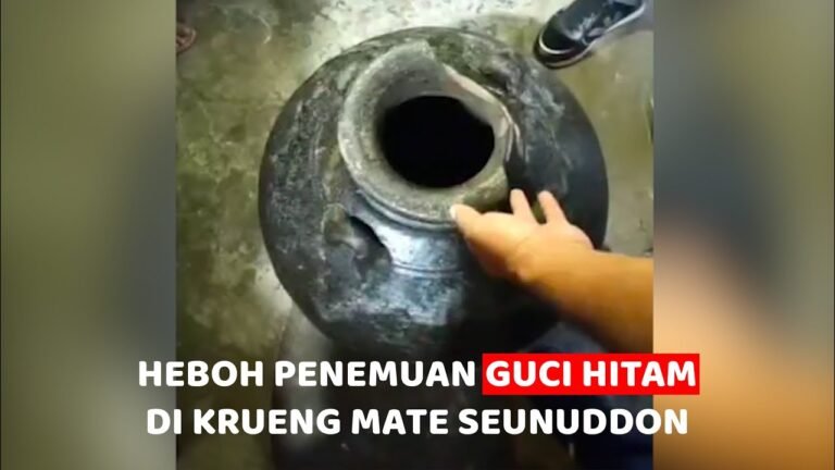 [video] Heboh Guci Hitam Ditemukan pada Aliran Krueng Mate Aceh Utara