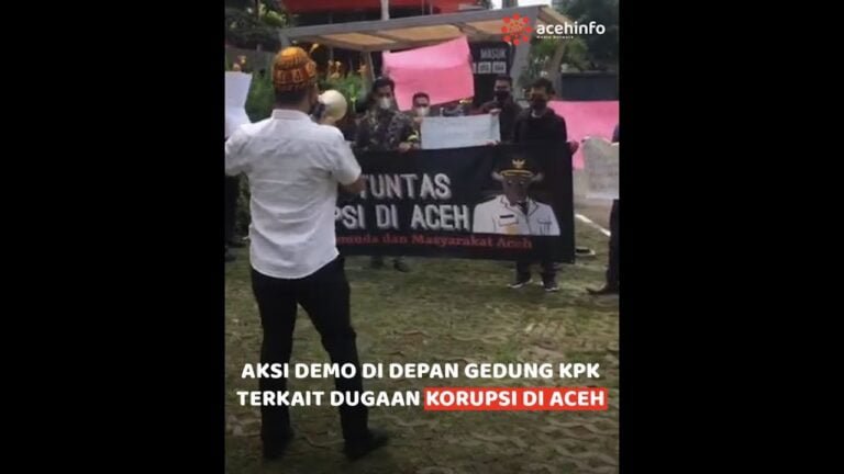 [VIDEO] Aksi Demo di KPK Minta Penuntasan Dugaan Korupsi di Aceh