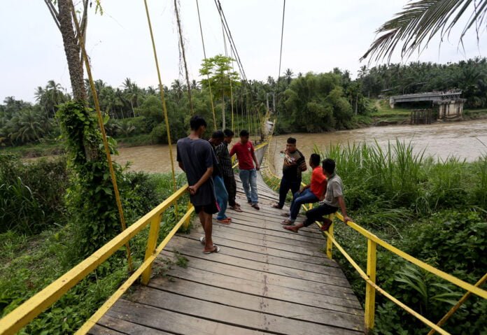 Ini 10 Korban Jembatan Gantung Awe Geutah di Bireuen