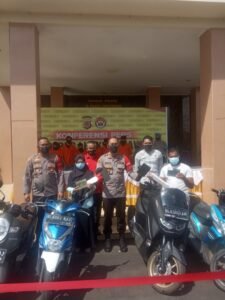 Polres Lhokseumawe Ciduk Tujuh Tersangka Curanmor