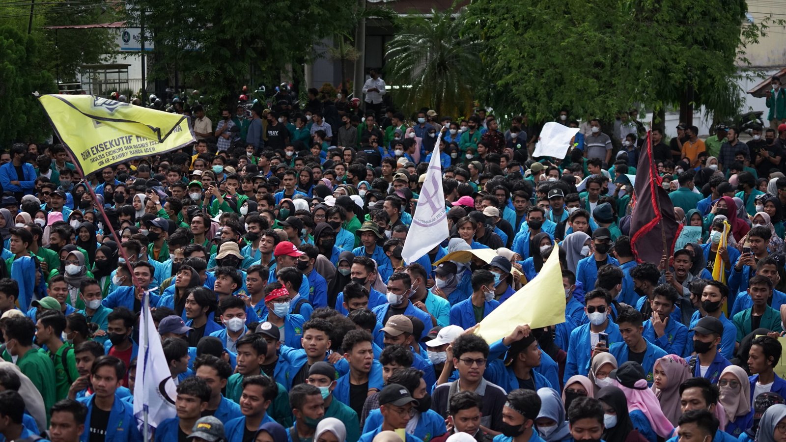 Aksi Mahasiswa Di Banda Aceh