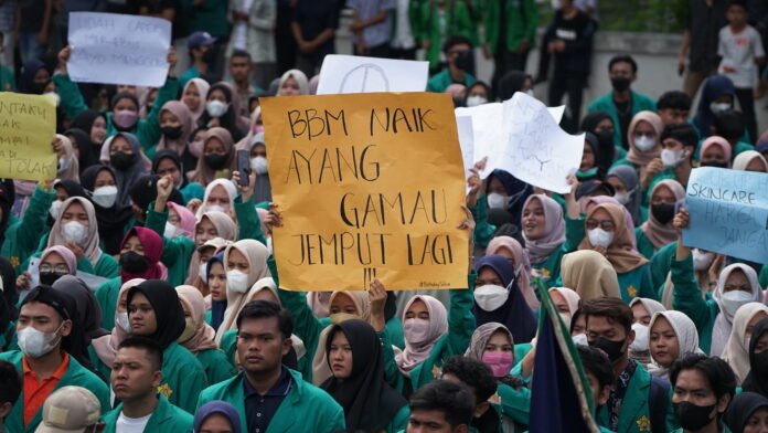 Aksi Mahasiswa di Banda Aceh
