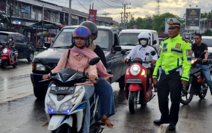 Urai Kemacetan, Ditlantas Polda Aceh Terapkan One Way saat Arus Balik