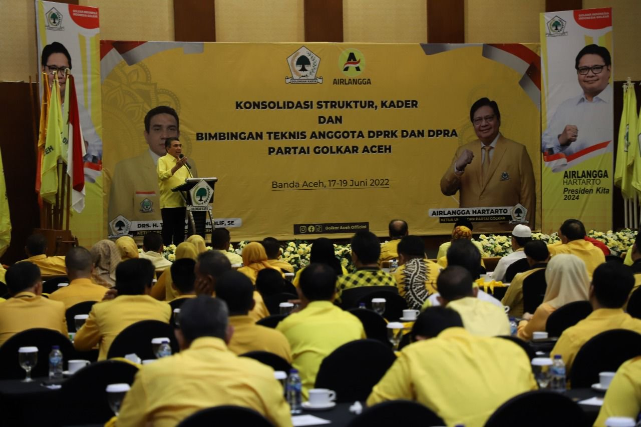 Jelang Pemilu 2024, Golkar Aceh Gelar Bimtek Dan Konsolidasi - Acehinfo