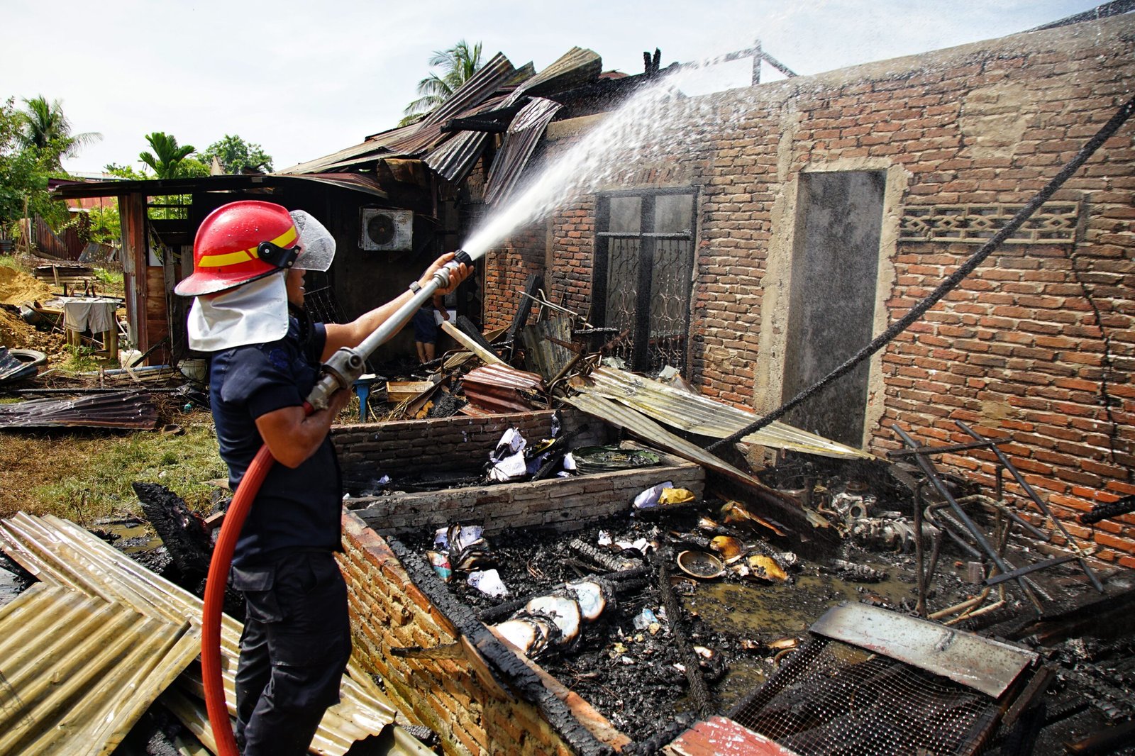 Foto Kebakaran Rumah Di Lhokseumawe