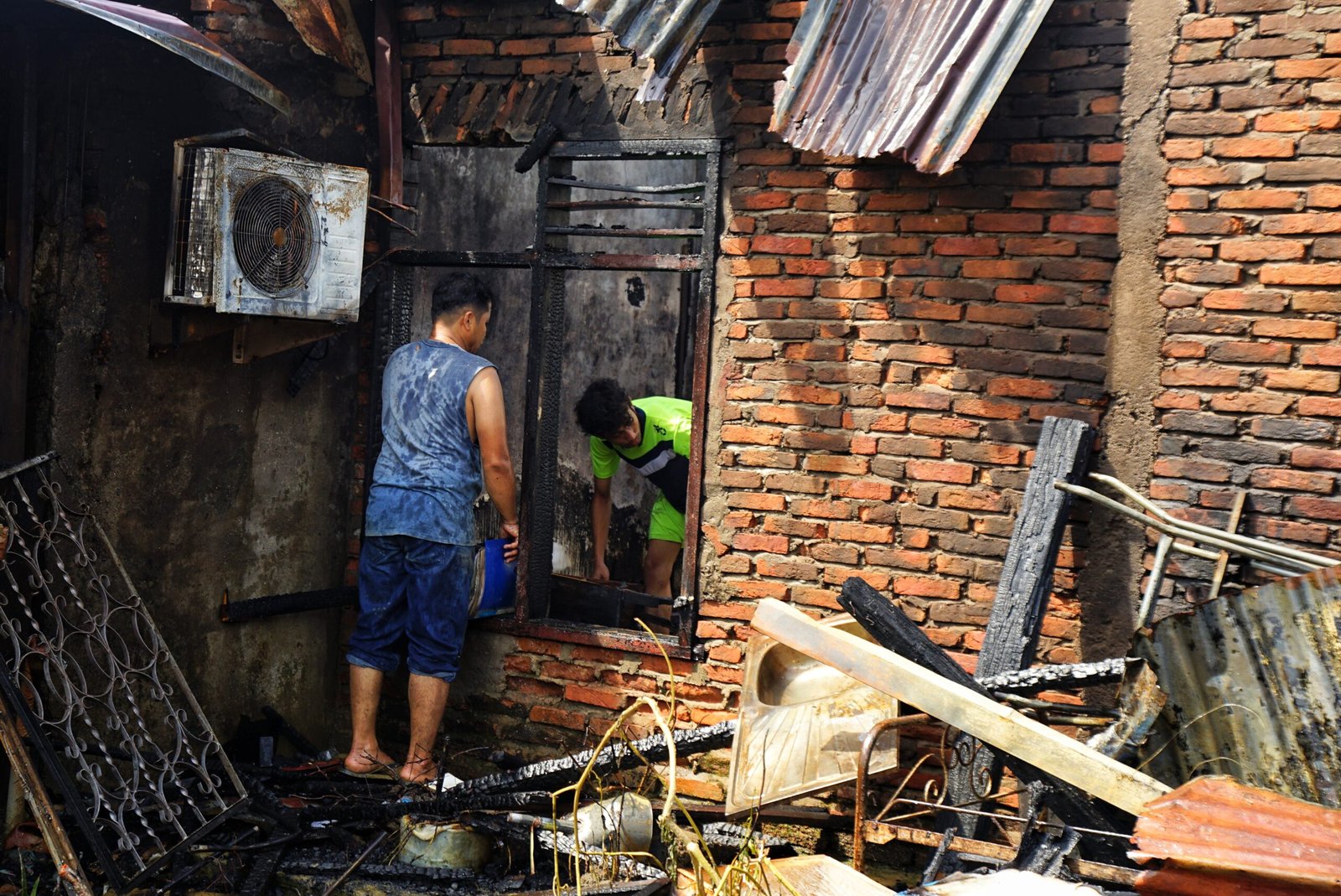 Foto Kebakaran Rumah Di Lhokseumawe