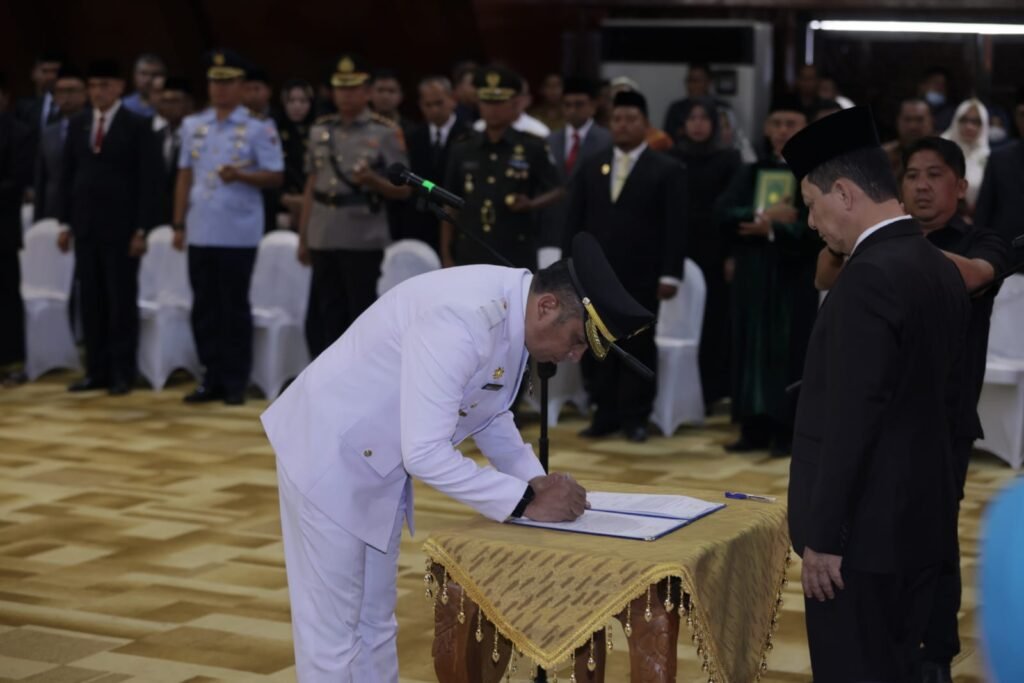 Reza Fahlevi Resmi Jabat Pj Wali Kota Sabang