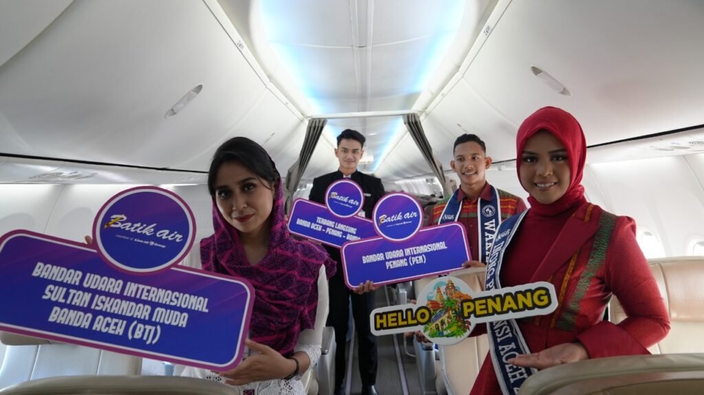 Batik Air Layani Rute Internasional Pertama Terpendek Dari Banda Aceh Menuju Penang