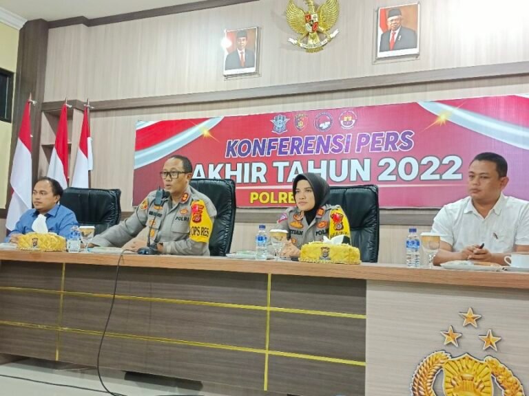 Selama Tahun 2022, di Langsa Kasus Laka Lantas Menurun, Narkoba dan Kriminalitas Meningkat