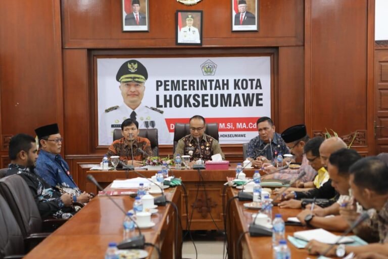 Pemko Lhokseumawe Komit Tuntaskan Kompensasi Peralihan Aset Pemkab Aceh Utara