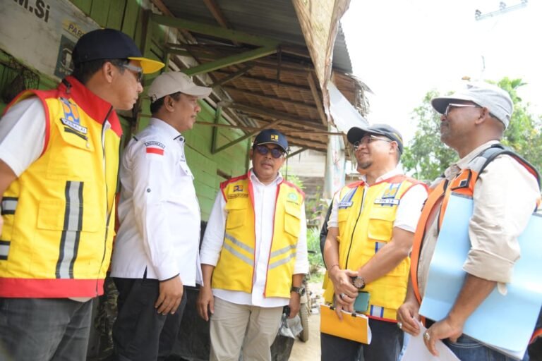 H Ruslan M Daud Tinjau Pembangunan Jalan Krueng Simpo – Blang Mane